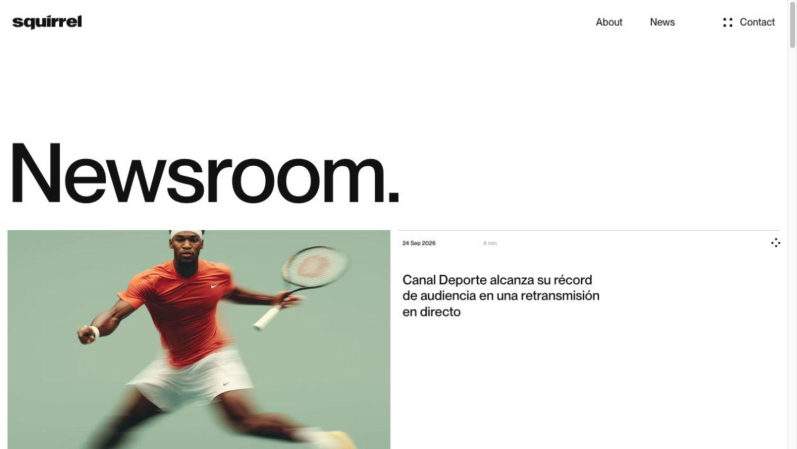 Card de la noticia en el listado de la web