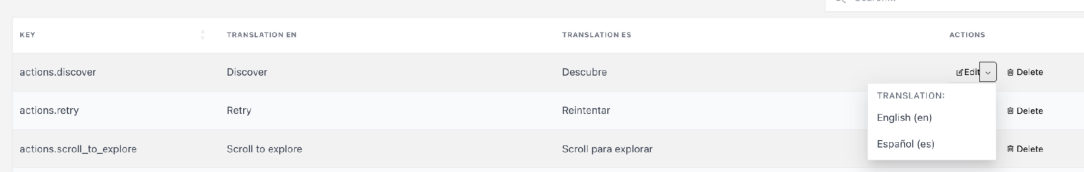 Selección de la traducción